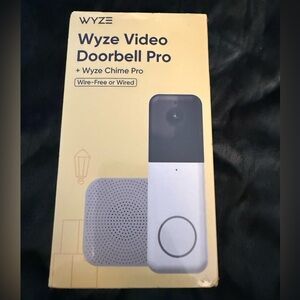 Wyze Video Doorbell Pro with Chime NIB